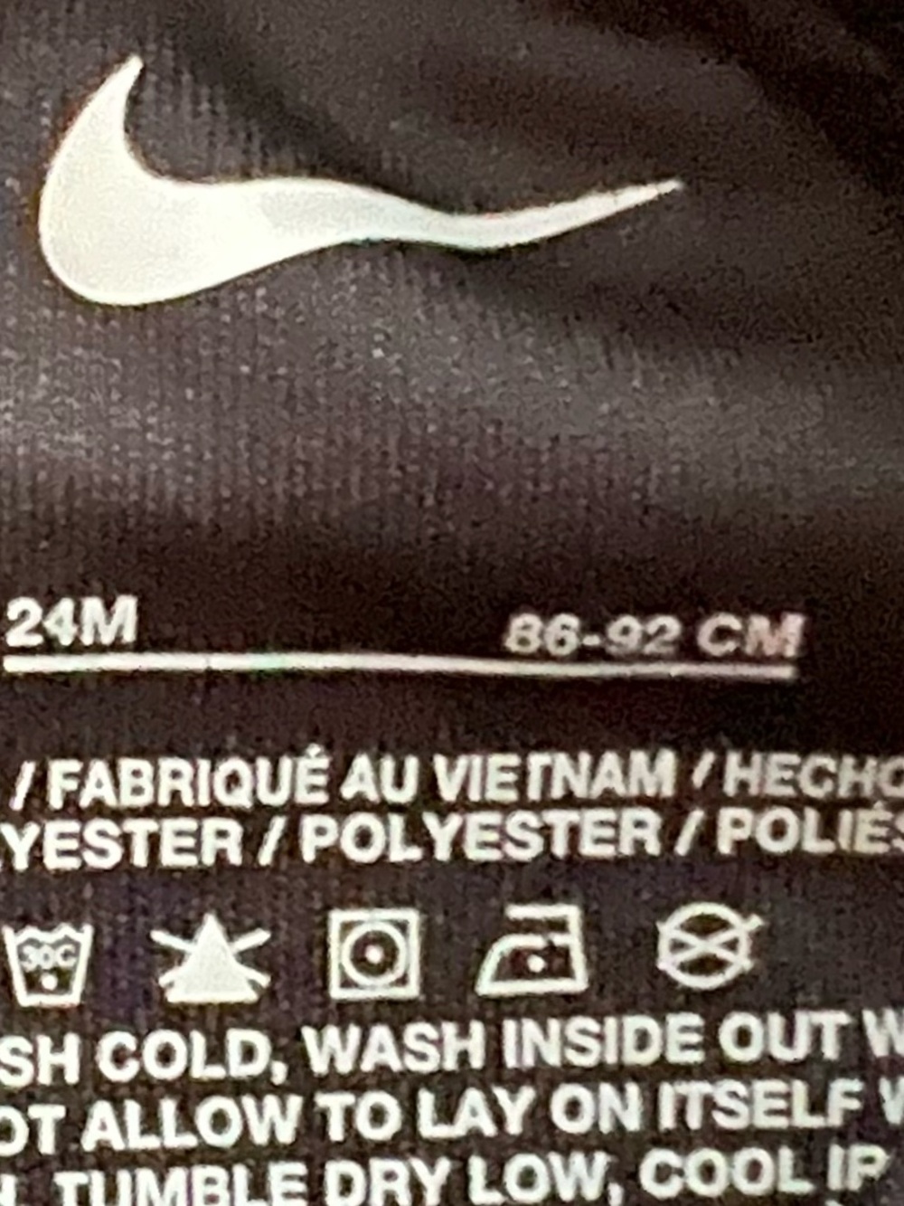 Nike Black Shorts with Red Side Stripe - Kids - Picture 2 of 2